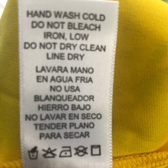 Miss Avenue Jungle Jumpsuit Off Shoulder Open Back Self Tie Belt size Small - Picture 11 of 16